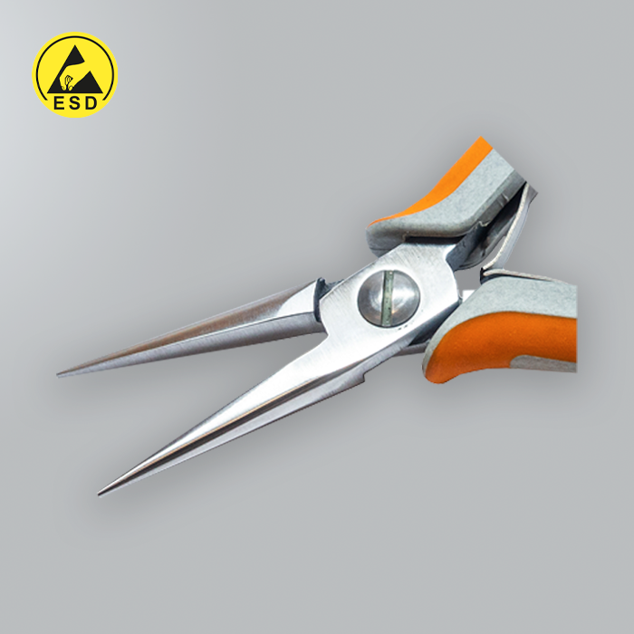 ESD - Serrated Long Snipe Nose Pliers (G-HT-P6S) ESD - Serrated Long Snipe Nose Pliers (G-HT-P6S)